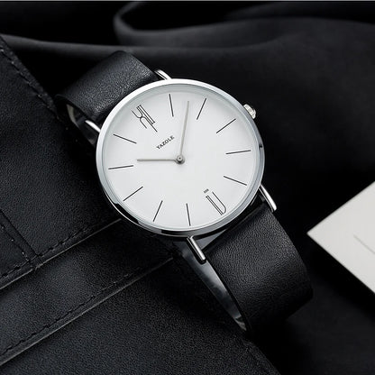 Relógio Yazole Modern White