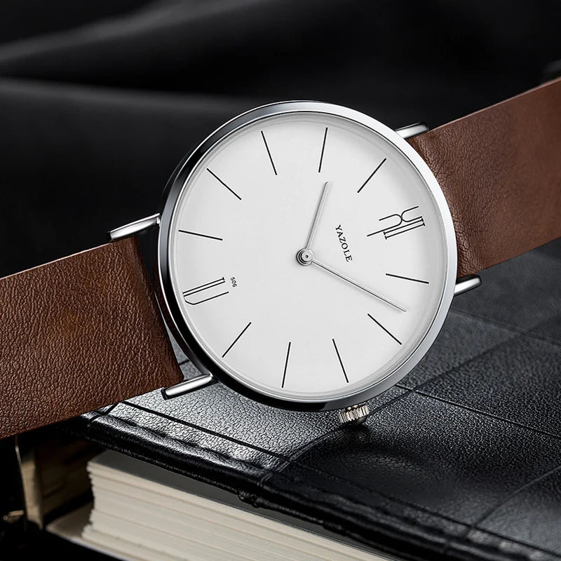 Relógio Yazole Classic White