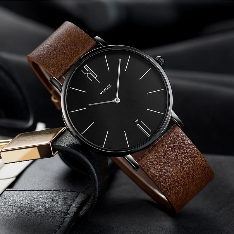 Relógio Yazole Classic Black